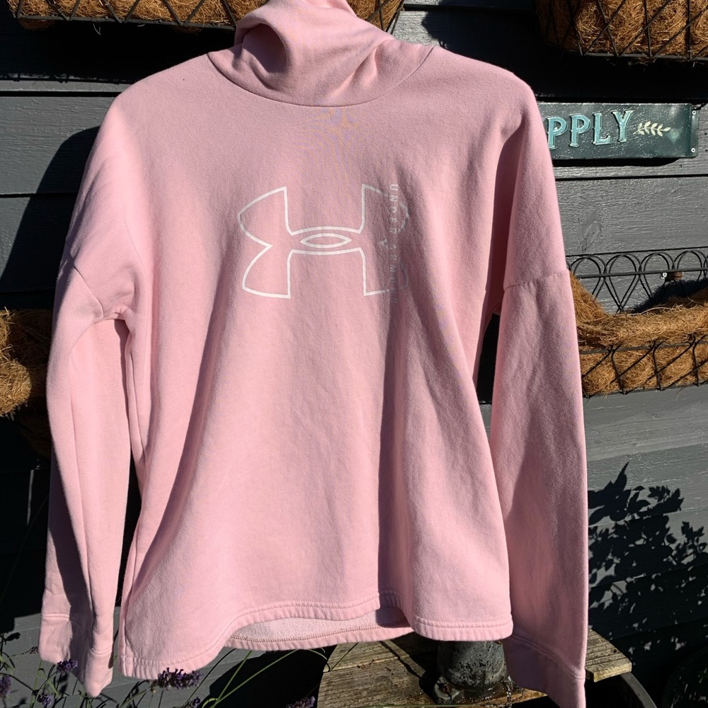 Under armour turtle neck hoodie